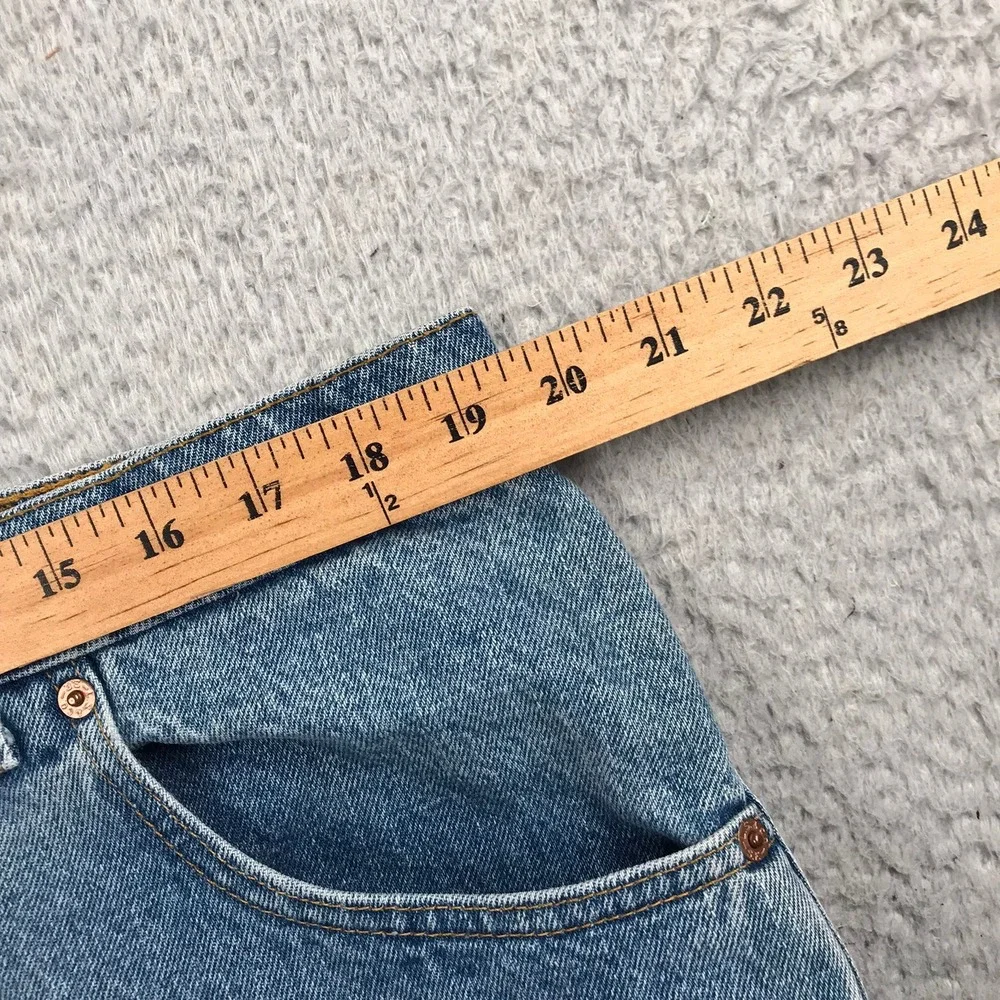 Levis 560 Jeans Mens 40(39x32) Blue Loose Fit Tapered Leg Light Wash USA Vtg 90s